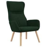 vidaXL Sillón de relax de terciopelo Gris claro, Gris oscuro, Verde oscuro Sillon Dormitorio Sillon Comodos Silla Relax Sillón Sofá - details 4