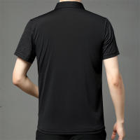 Camisa Polo Para Hombre Casual De Color Sólido Manga Corta Transpirable Cómoda Versátil Top Moda Negocios New Men's Business - details 21