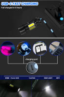Mini Torcha LED Recargable Portátil Con USB Luz De Alta Potencia Batería Linterna Impermeable De Longitud De Rayo Para Camping - details 9