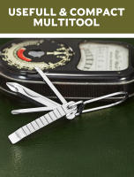 Kit De Herramientas Multifuncionales SWISS TECH 6 En 1 Con Llave De Bolso Portátil Mini Multiherramienta Para Exterior EDC Herramientas De Camping - details 4