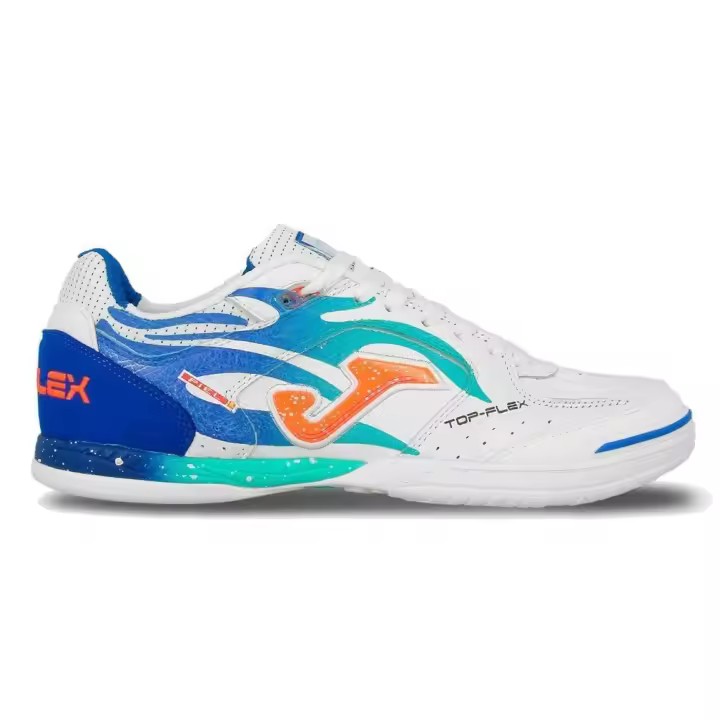 Joma TOP2576IN Zapatillas de fútbol sala TOP FLEX INDOOR para hombre en blanco de piel vegana - 1