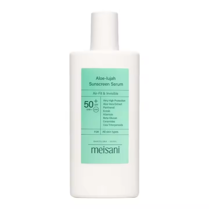 Meisani - ALOE-LUJAH SUNSCREEN SERUM SPF50+ (50ml) – Protector solar sérum ligero ideal para piel sensible - 1