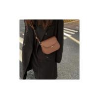 Bolso Cruzado de cuero PU para Mujer, Cartera de diseño, semicircular, estilo Retro, at fashion - details 15