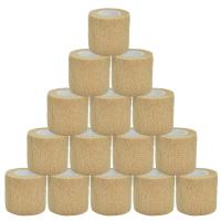 1/6/12Pcs Banda Elástica Transpirable Para Deportes Y Primera Ayuda Beige Adhesiva Para Muñeca Tobillo Y Dedos - details 4