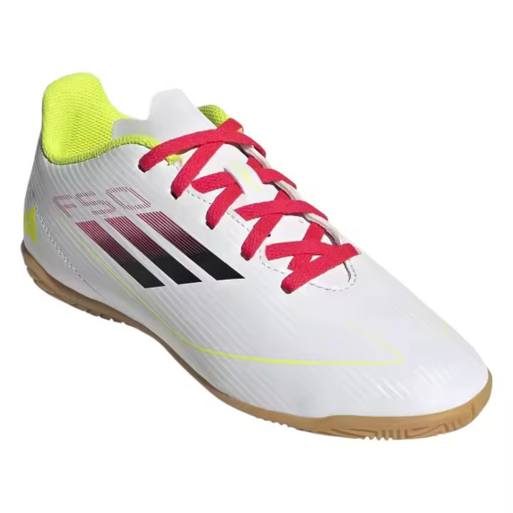Zapatillas Adidas F50 Club In J Blancas Indoor Ie3735 Futbol Sala Niños - 1
