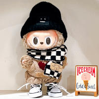 Ropa De Peluche Labubu Para Bebé 17cm Accesorios De Anime Lindo Y Moderno Traje De Hoodie Para Regalo De Navidad Unisex - details 18