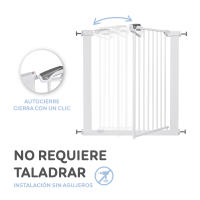 Ms - Barrera de Seguridad Autocierre de niños y Mascotas para Puertas y pasillos - - Máxima Polivalencia de 75 a 82 cm - Fácil de Instalar - details 3