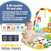Teclado De Pedal Para Bebés Juguete De Aprendizaje Para Niños Y Niñas Plástico Seguro Para Nuevos Nacidos Juego De Piano Con Pedal Y Pad De Subida - details 8