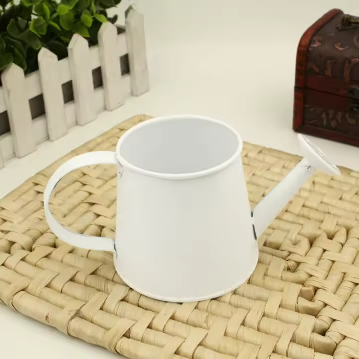 Mini Jarrón De Riego Para Niños Juguete De Jardinería Metal Tinado Para Agua De Jardín Y Flores Juguetes Interiores - 1