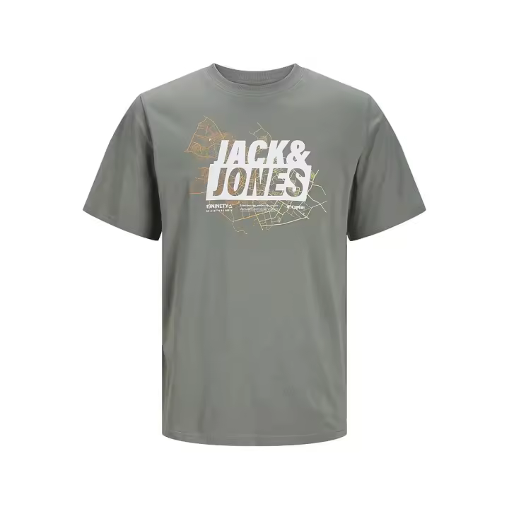 Camiseta JACK & JONES JCOMAP LOGO TEE SS 12252376 VERDE Verde - 1