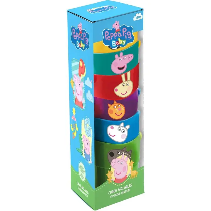 Peppa Pig - Cubos Apilables de Peppa Pig - 1