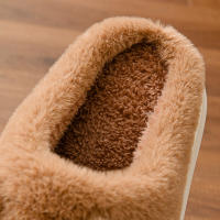Nuevos Pantuflas De Invierno 2024 Para Mujer Y Hombre Antideslizantes Cálidas De Peluche Cómodas Para Dormitorio Y Uso Casual - details 10