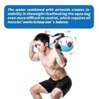 Bolsa De Poder De Entrenamiento Inflable Para Ejercicios De Core Y Balance Equipo De Fitness Portátil Estabilidad Pesas De Agua - details 1