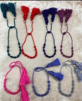 Pulseras Pon Pon de Diseño Exclusivo Hechas a Mano Multicolor - details 2