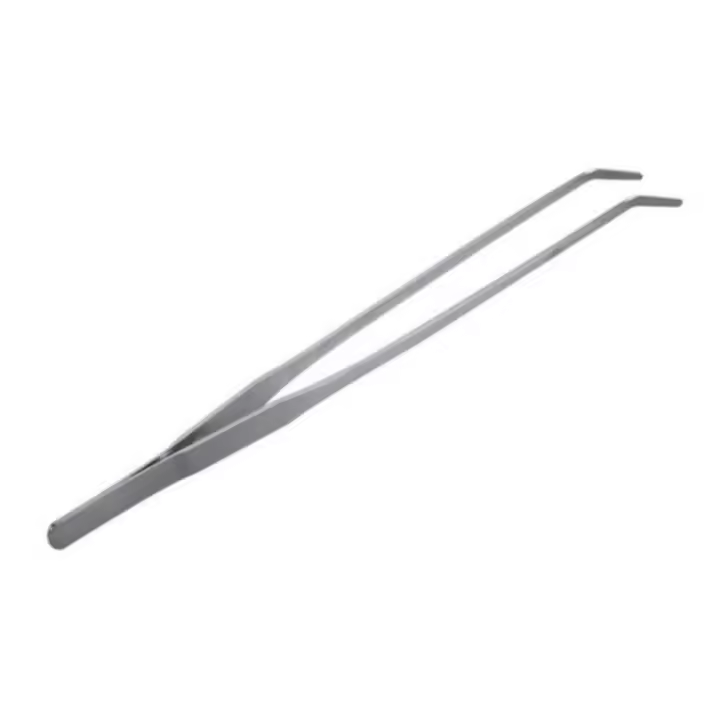 Pinzas De Acero Inoxidable Para Acuario 27cm Con Punta Recta Y Codo Herramienta De Limpieza Para Hierba De Agua Y Plantas De Acuario - 1