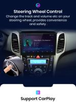 Junsun Android 13 inalámbrico CarPlay Android Auto Radio para Hyundai I30 Elantra GT 2011 2012 2013 2014 2015 2016 2017 coche Multimedia navegación GPS autorradio - details 7