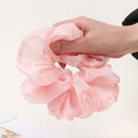 Diadema Elástica Para Mujer En Organza Multicolor Con Nudo Scrunchie Accesorio De Cabello Para Moño Y Cola De Caballo Fashion Headwear - details 1