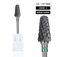 Nueva Rosca De Uñas Cerámica Rosa 5 En 1 Para Máquina Eléctrica De Perforación Tamaño 3/32" Retira Rápidamente Acrílico O Gel Duro - details 3