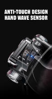 WARSUNlampara Frontal LED Potente Recargable USB Con Zoom Para Pesca Y Excursionismo Luz De Mano Con Enfoque Ajustable - details 2