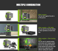 4D 16 Lines Laser Level Green Line SelfLeveling 360 Degree Horizontal And Vertical Green Beam Super Powerful Laser Levels - details 8