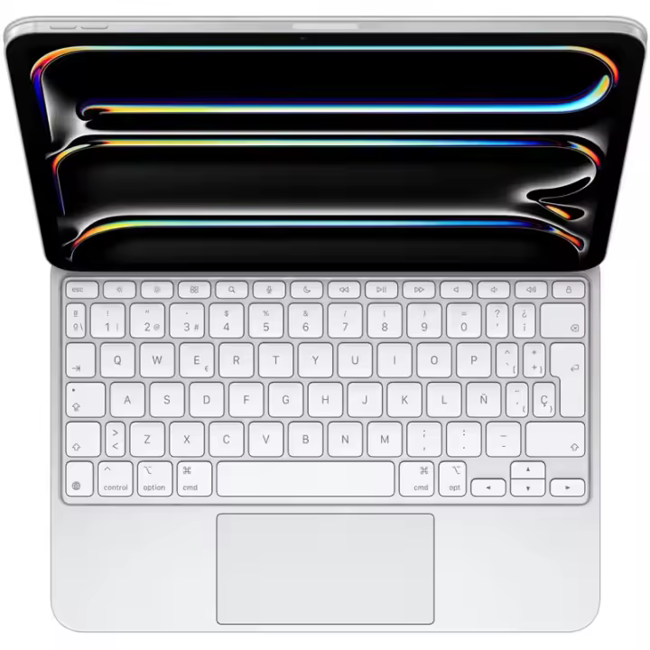Apple Magic Keyboard para el iPad Pro de 11 pulgadas (M4) - Español - Blanco - 1