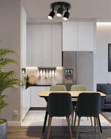Lámpara De Techo LED GU10 Ajustable En Tres Direcciones 220V Modera Chandelier Interior Luz De Hogar Spotlights Contemporáneas Para Cocina Comedor Dormitorio Estudio Baño - details 10