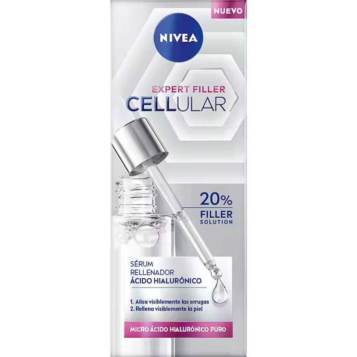 NIVEA Expert Filler sérum rellenador con ácido hialurónico dosificador 30 ml - 1