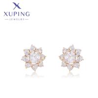 Pendientes De Estrella Xuping Para Mujer Forma De Caracol Color Oro Con Zirconia De Alta Calidad Joyería De Moda Clásica Regalo Para Escuela Y Fiestas - details 0