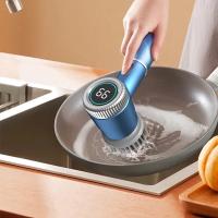 Cepillo De Limpieza Eléctrico Multifuncional Para El Hogar Cocina Y Baño Silencioso Cepillo De Poder Herramientas De Limpieza - details 4
