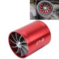 Kit De Turbo Charger Doble Turbina Universal Para Coche F1-Z En Acero Inoxidable Ahorro De Combustible Con Entrada De Aire Y Ventilador - details 14