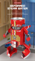 Figura De Acción De Robot Soda Deformada HUIQIBAO Modelo Creativo Guerero Juguete Educativo Para Niños Regalo Para Niños Hombres - details 0