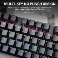 Teclado Mecánico De Juego Mini K620 RGB Con Retroiluminación Teclas Personalizables Y Hotswap USB Para PC Rosa Y Blanca - details 20
