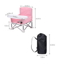 Silla De Comedor Plegable Multifuncional Para Bebés Infantil Asiento Aumentador Portátil Accesorios Para Bebés Material Plástico Unisex - details 10