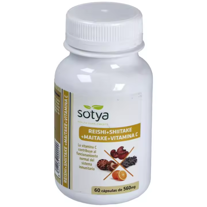 Sotya Reishi Maitake Y Shiitake 60Cáps - 1