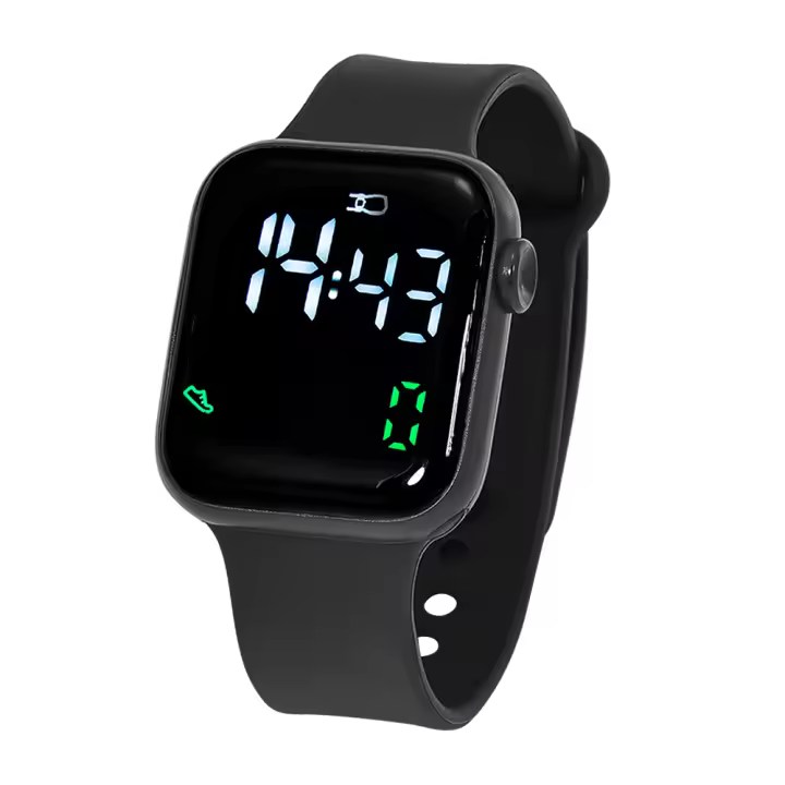Reloj Inteligente Para Niños Pantalla Táctil LED Contador De Pasos Deportivo Calendario Electrónico Reloj Lumínescente Para Estudiantes - 1