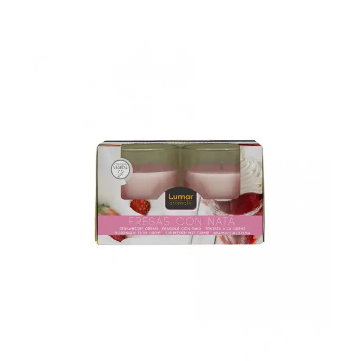 Pack de 2 Velas de Cera Vegetal LILI HOME con Fragancia ø57*70 Mm - 1