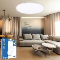 HYBEC - Downlight LED Techo Superficie, Lámpara de Techo, Lampara Baño,  (Pack 2) - details 0