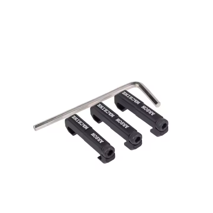 Clip De Cable Para Linterna Y Laser De Aluminio Táctico Switch De Presión Picatinny Guías De Cable Negro Accesorio De Luz Táctica - 1