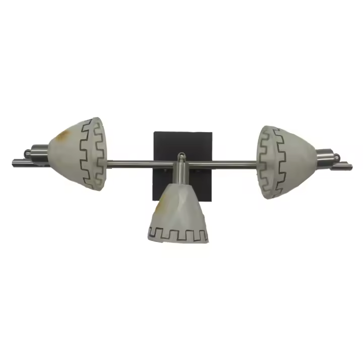 LED7- Plafón de Techo Acero Inoxidable 66-G912-3TU-2 - Aplique de Techo, Alta Eficiencia, Iluminación, Luz Interior, Luz Exterior, Luz Fría, Decoración, Ofertas de iluminación Herramientas, Tecnología de Iluminación, Lampara de Techo, Electricidad foco - 1
