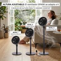 Refresca y Aromatiza tu Hogar: Ventilador SPARK de Alta Potencia 90W | 5 Aspas, Función Ambientador y 3 Modos de Aire | El Más Vendido por su Diseño y Rendimiento - details 2