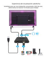 Ambient TV PC Backlight LED Strip Lights Para Dispositivos HDMI USB RGB Fita De Pantalla Color Sync Kit De Luz LED Para Alexa/Google /TV Box - details 12