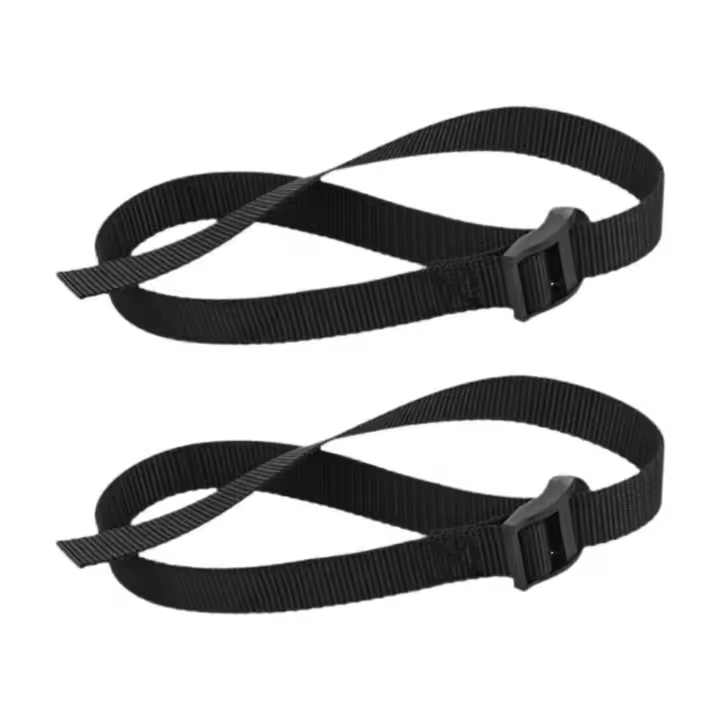 2x máquina de remo pies correas portátil universal fácil instalar accesorios - 1