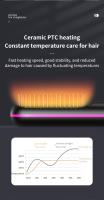 Planchas del pelo，Peine de pelo recto portátil e inalámbrico, calentamiento rápido, diseño anti-calor de temperatura constante, tecnología de iones negativos, pantalla digital inteligente, carga USB, delicado y ligero - details 6