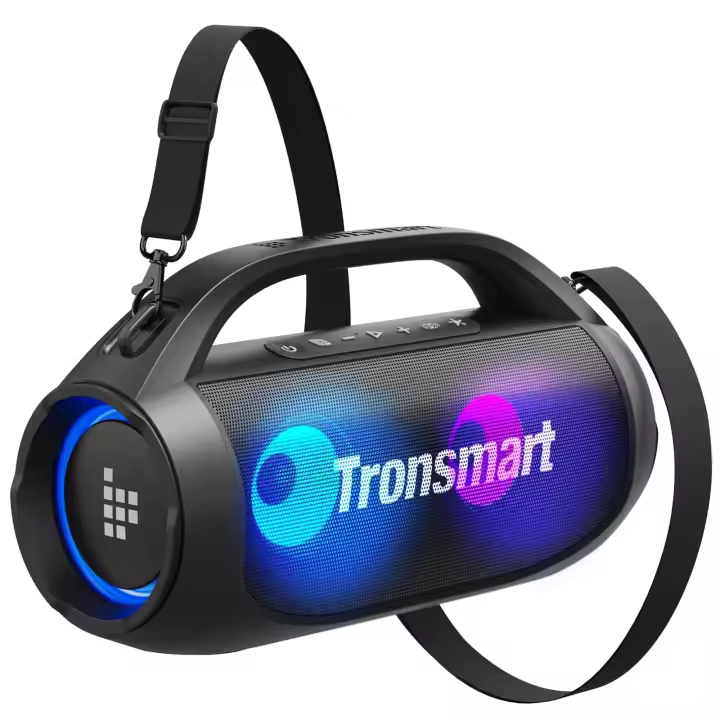 Altavoz Bluetooth Portátil Potente 60w Grande Tronsmart Bang Se Con Sonido Envolvente De 360 Grados, Audio En El Hogar Con Graves Profundos, Asistente De Voz, Ipx5 ，Hasta 20h De BateríA, Altavoz Karaoke - 1