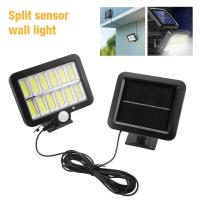 Farola Solar de 260lm, luces de calle solares 12COB, impermeable, Sensor de movimiento sensible al Pir, lámparas de jardín al aire libre, lámpara de pared - details 0