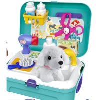 Kit de juguetes para el cuidado de mascotas con juego de rol, aseo, alimentación y mochila para niños de 3, 4 y 5 años - Apto para niñas y niños - details 0