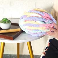 Hilo De Cenillo Multicolor De 250g Para Tejer Y Crochet Cojín Mantel Suave Cálido Línea Gruesa Para Bufanda Y Abrigo - details 12