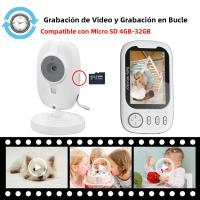 Monitor De Bebé Con Cámara 3.5 Pulgadas Mejor Que VB603 LCD Babysitter Electrónico Sin Cable Audio Bidireccional Video Nanny Radio - details 6