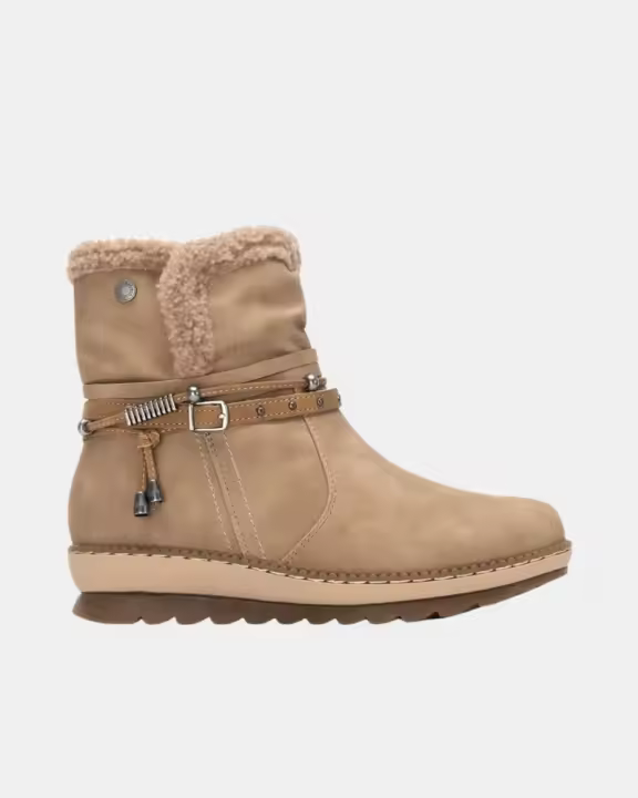 REFRESH 173250 Botines Bajos Mujer Beige - 1