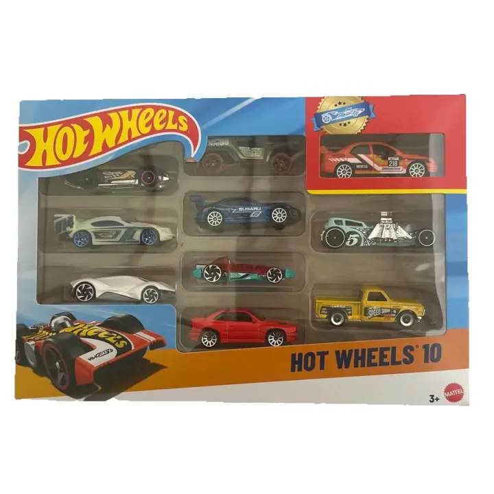 Hot Wheels Pack de 10 Vehiculos, Coches de Juguete (Modelos Variados) - 1